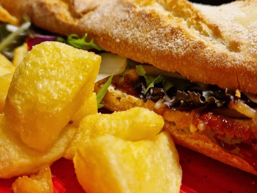 Bocadillo pulled pork